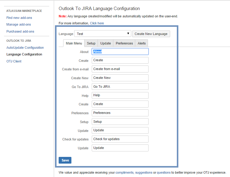 Atlassian Products Documentation > Modify Existing Language > LanguageConfigurationCreate3.png