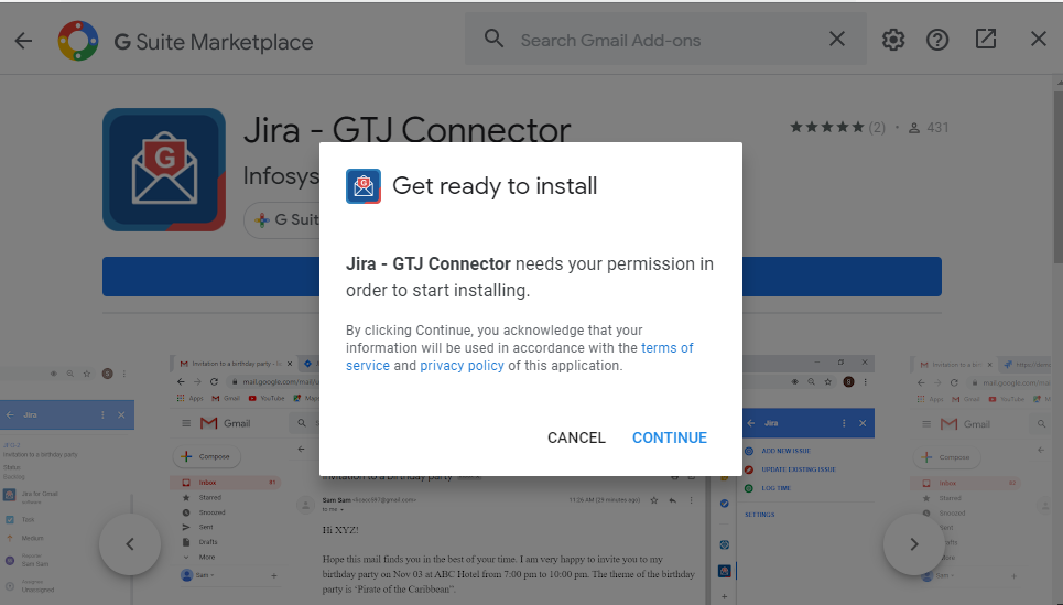 Atlassian Products Documentation > Jira - GTJ Connector > Continue_Insallation_GTJ.png