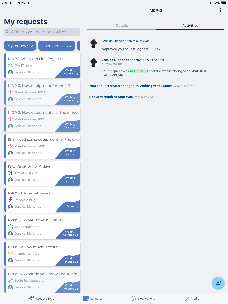 Atlassian Products Documentation > Release Notes - JSMobile - Service Management Portal > Simulator Screen Shot - iPad Pro (12.9-inch) (2nd generation) - 2021-02-18 at 14.56.51.png