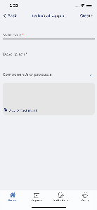 Atlassian Products Documentation > Release Notes - JSMobile - Service Management Portal > Simulator Screen Shot - iPhone 11 Pro Max - 2021-02-18 at 14.03.26.png