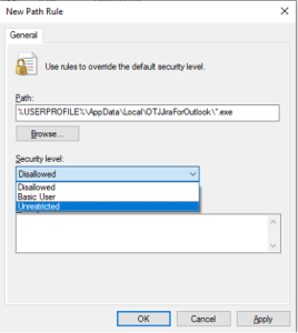 Atlassian Products Documentation > FAQ - OTJ Jira for Outlook > Picture 2.png